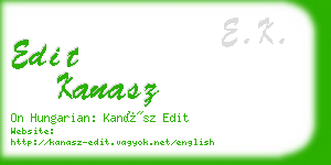 edit kanasz business card